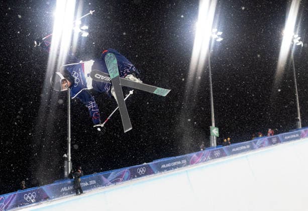 OLYMPICS - Winter Olympic Games, Olympische Spiele, Olympia, OS Milano Cortina 2026 LIVIGNO,ITALY,19.FEB.26 - OLYMPICS, FREE SKI, FREESTYLE SKIING - Winter Olympic Games Milano Cortina 2026, halfpipe, women, qualification. Image shows Zoe Atkin (GBR).  GEPAxpictures xWolfgangxGrebien
