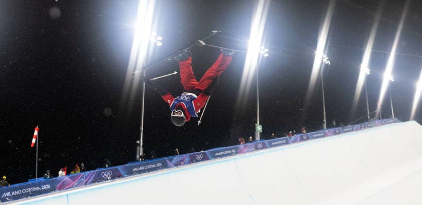 OLYMPICS - Winter Olympic Games, Olympische Spiele, Olympia, OS Milano Cortina 2026 LIVIGNO,ITALY,19.FEB.26 - OLYMPICS, FREE SKI, FREESTYLE SKIING - Winter Olympic Games Milano Cortina 2026, halfpipe, women, qualification. Image shows Rachael Karker (CAN).  GEPAxpictures xWolfgangxGrebien