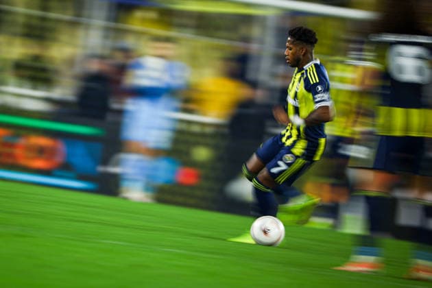 Fenerbahce SK vs Nottingham Forest FC Europa League 2025-26 KO play-offs 1st leg Fred of Fenerbahce SK in action during the match. Fenerbahce SK and Nottingham Forest FC faced each other at UEFA Europa League 2025 26 KO play-offs 1st leg. The match took place in Chobani Fenerbahce Sukru Saracoglu Stadium on February 19th, 2026. Istanbul Istanbul Turkey Copyright: xBurakxBasturkx