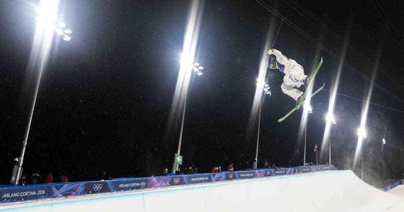 OLYMPICS - Winter Olympic Games, Olympische Spiele, Olympia, OS Milano Cortina 2026 LIVIGNO,ITALY,19.FEB.26 - OLYMPICS, FREE SKI, FREESTYLE SKIING - Winter Olympic Games Milano Cortina 2026, halfpipe, women, qualification. Image shows Ailing Eileen Gu (CHN).  GEPAxpictures xWolfgangxGrebien