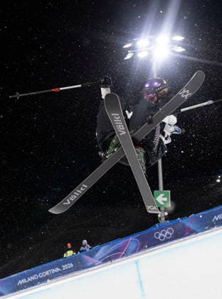OLYMPICS - Winter Olympic Games, Olympische Spiele, Olympia, OS Milano Cortina 2026 LIVIGNO,ITALY,19.FEB.26 - OLYMPICS, FREE SKI, FREESTYLE SKIING - Winter Olympic Games Milano Cortina 2026, halfpipe, women, qualification. Image shows Mischa Thomas (NZL).  GEPAxpictures xWolfgangxGrebien