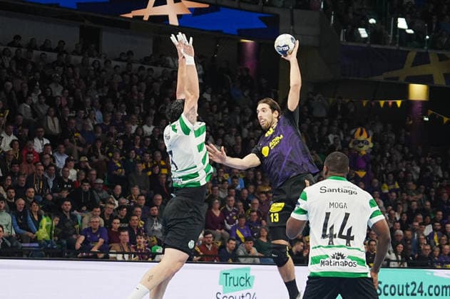 February 19, 2026, Nantes, Bretagne, France: 13 Julien Bos of HBC Nantes during the EHF Champions League, Group Phase, handball match between HBC Nantes and Sporting CP on 19 February 2026 at H Arena in Nantes, France - Photo HANDBALL - CHAMPIONS LEAGUE - NANTES V SPORTING CP 19 02 2026  - ZUMAl193 20260219_zsp_l193_050 Copyright: xLaurentxLairysx