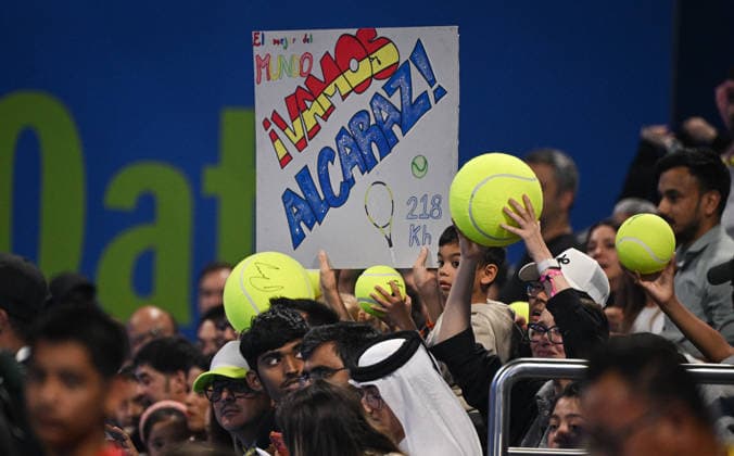 Qatar ExxonMobil Open 2026 Feature, Fans of Carlos Alcaraz ESP Feature