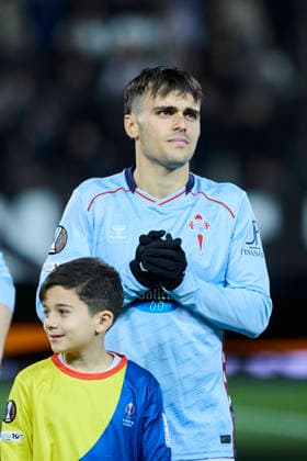 RC Celta de Vigo v Paok FC - UEFA Europa League THESSALONIKI, GREECE SPAIN - FEBRUARY 19: Miguel Roman of Celta de Vigo looks on prior the UEFA Europa League 2025 26 KO Playoff match between Paok FC and RC Celta de Vigo at Toumba Stadium on February 19, 2026 in Thessaloniki, Greece. Thessaloniki Toumba Stadium Greece Copyright: xDiegoxSimonx