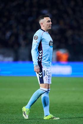 RC Celta de Vigo v Paok FC - UEFA Europa League THESSALONIKI, GREECE SPAIN - FEBRUARY 19: Iago Aspas of Celta de Vigo looks on during the UEFA Europa League 2025 26 KO Playoff match between Paok FC and RC Celta de Vigo at Toumba Stadium on February 19, 2026 in Thessaloniki, Greece. Thessaloniki Toumba Stadium Greece Copyright: xDiegoxSimonx