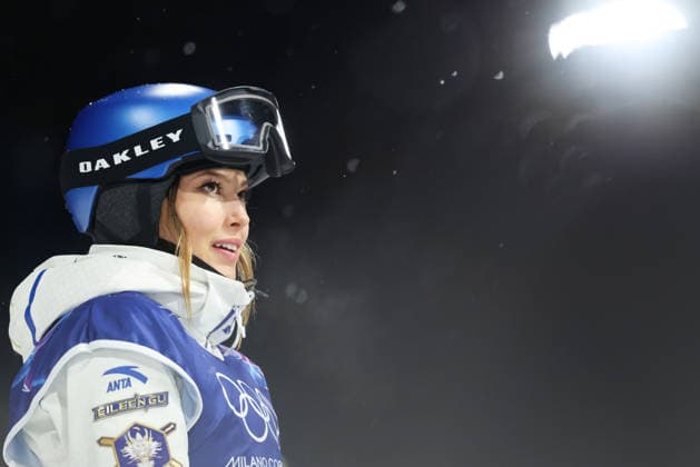 GU Ailing Eileen (CHN), FEBRUARY 19, 2026 - Freestyle Skiing : Women s Halfpipe Qualification during the Milano Cortina 2026 Olympic Winter games, Winterspiele,Spiele, Summer games at Livigno Snow Park in Livigno, Italy.  aflo_320535326