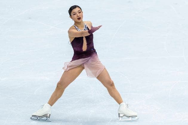 Figure skating, Eiskunstlauf - Milano Cortina 2026 Winter Olympics: Day 13 Japan™s Kaori Sakamoto competes in the figure skating women s single free skating final during the Milano Cortina 2026 Winter Olympic Games, Olympische Spiele, Olympia, OS at Milano Ice Skating Arena in Milan on February 19, 2026. Milano Italy  Copyright: xAndrzejxIwanczukx originalFilename:iwanczuk-figuresk260220_npDlP.jpg