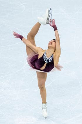 Figure skating, Eiskunstlauf - Milano Cortina 2026 Winter Olympics: Day 13 Japan™s Kaori Sakamoto competes in the figure skating women s single free skating final during the Milano Cortina 2026 Winter Olympic Games, Olympische Spiele, Olympia, OS at Milano Ice Skating Arena in Milan on February 19, 2026. Milano Italy  Copyright: xAndrzejxIwanczukx originalFilename:iwanczuk-figuresk260220_npAjg.jpg