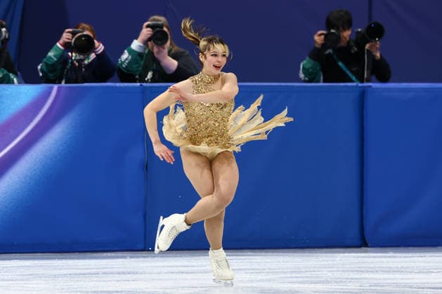 February 19, 2026, Milan, Lombardy, Italy: ALYSA LIU of USA skates her Women s Single Skating free program in the Figure skating, Eiskunstlauf at the Milano Cortina 2026 Winter Olympic Games, Olympische Spiele, Olympia, OS She obtained and score of 150.20 points. Olympics 2026: Milano Cortina: Figure Skating Women Single Skating  - ZUMAc179 20260219_oly_c179_211 Copyright: xMickaelxChavetx