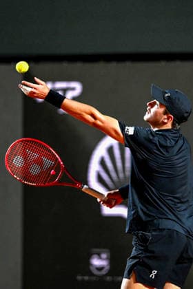 Rio Open 2026 RIO DE JANEIRO, RJ - 19.02.2026: RIO OPEN 2026 - Joao Fonseca competing against Ignacio Buse on the Guga Kuerten Court, during the Rio Open, held at the Jockey Club Brasileiro, on the afternoon of this Thursday (19), in Rio de Janeiro. (Photo: Celso Pupo Fotoarena) x2891404x  CelsoxPupo