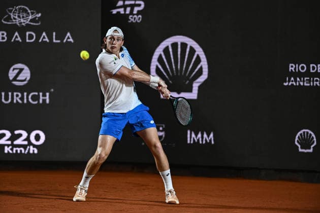 Rio Open 2026 RIO DE JANEIRO, RJ - 19.02.2026: RIO OPEN 2026 - Joao Fonseca in a match against Ignacio Buse on the Guga Kuerten Court, during the Rio Open, held at the Jockey Club Brasileiro, on the afternoon of this Thursday (19), in Rio de Janeiro. (Photo: Celso Pupo Fotoarena) x2891414x  CelsoxPupo