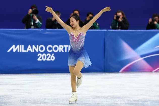 February 19, 2026, Milan, Lombardy, Italy: NAKAI AMY of Japan skates her Women s Single Skating free program in the Figure skating, Eiskunstlauf at the Milano Cortina 2026 Winter Olympic Games, Olympische Spiele, Olympia, OS Milan Italy - ZUMAc179 20260219_oly_c179_332 Copyright: xMickaelxChavetx