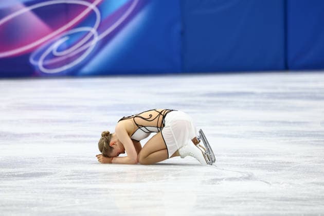 February 19, 2026, Milan, Lombardy, Italy: ANASTASIIA GUBANOVA of Georgia skates her Women s Single Skating free program in the Figure skating, Eiskunstlauf at the Milano Cortina 2026 Winter Olympic Games, Olympische Spiele, Olympia, OS Milan Italy - ZUMAc179 20260219_oly_c179_359 Copyright: xMickaelxChavetx