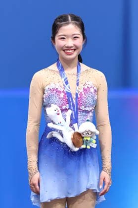 Ami Nakai (JPN), FEBRUARY 19, 2026 - Figure skating, Eiskunstlauf : Women s Medal Ceremony during the Milano Cortina 2026 Olympic Winter games, Winterspiele,Spiele, Summer games at Milano Ice Skating Arena in Milan, Italy. Noxthirdxpartyxsales  aflo_320566399
