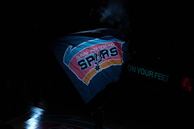 February 19, 2026, Austin, Texas, USA: A general view of the pregame ceremonies before the start of an NBA, Basketball Herren, USA game between the Spurs and the Suns on February 19, 2026 in Austin, Texas. The Spurs won, 121-94. NBA 2026: Spurs 121: Suns 94  - ZUMAc201 20260219_zap_c201_002 Copyright: xScottxColemanx