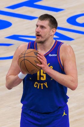 February 19, 2026, Inglewood, California, USA: Nikola Jokic 15 of the Denver Nuggets puts up a free throw during a NBA, Basketball Herren, USA regular season game against the Los Angeles Clippers on Thursday February 19, 2026 at Intuit Dome Arena in Inglewood, California. JAVIER ROJAS PI Inglewood USA - ZUMAp124 20260219_zaa_p124_022 Copyright: xJavierxRojasx