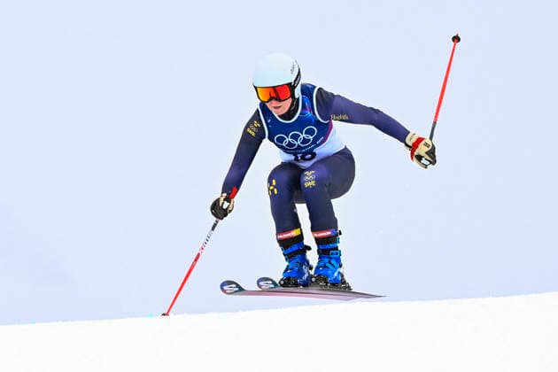 LIVIGNO, ITALY 20260220 Sweden s Linnea Mobärg during this morning s ski cross qualification at the Snow Park in Livigno, Italy, Winter Olympics. *** The image is included in the SPORTS PACKAGE. For others PAYMENT IMAGE *** LIVIGNO ITALY x10080x *** LIVIGNO, ITALY 20260220 Sweden s Linnea Mobärg during this morning s ski cross qualification at the Snow Park in Livigno, Italy, Winter Olympics The image is included in the SPORTS PACKAGE For others PAYMENT IMAGE LIVIGNO ITALY x10080x  Copyright: xFredrikxSandberg TTx 2026 OLYMPICS SKI CROSS QUALIFICATIONS