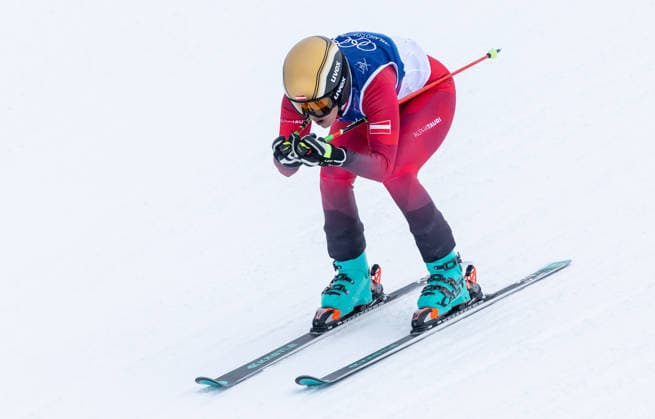 OLYMPICS - Winter Olympic Games, Olympische Spiele, Olympia, OS Milano Cortina 2026 LIVIGNO,ITALY,20.FEB.26 - OLYMPICS, SKI CROSS - Winter Olympic Games Milano Cortina 2026, Skicross, women, qualification. Image shows Katrin Ofner (AUT).  GEPAxpictures xHaraldxSteiner