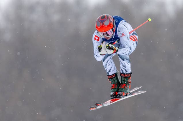 OLYMPICS - Winter Olympic Games, Olympische Spiele, Olympia, OS Milano Cortina 2026 LIVIGNO,ITALY,20.FEB.26 - OLYMPICS, SKI CROSS - Winter Olympic Games Milano Cortina 2026, Skicross, women, qualification. Image shows Sixtine Cousin (SUI).  GEPAxpictures xHaraldxSteiner