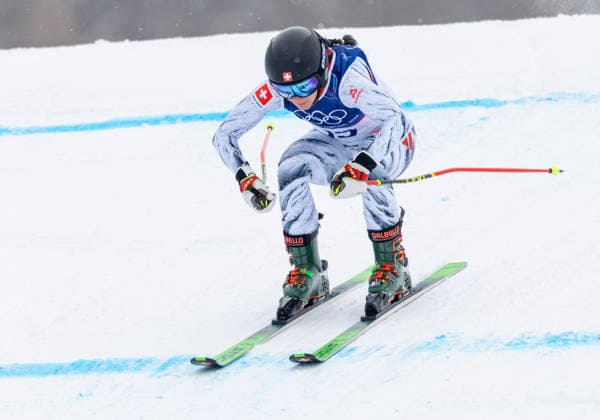 OLYMPICS - Winter Olympic Games, Olympische Spiele, Olympia, OS Milano Cortina 2026 LIVIGNO,ITALY,20.FEB.26 - OLYMPICS, SKI CROSS - Winter Olympic Games Milano Cortina 2026, Skicross, women, qualification. Image shows Talina Gantenbein (SUI).  GEPAxpictures xHaraldxSteiner