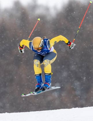 OLYMPICS - Winter Olympic Games, Olympische Spiele, Olympia, OS Milano Cortina 2026 LIVIGNO,ITALY,20.FEB.26 - OLYMPICS, SKI CROSS - Winter Olympic Games Milano Cortina 2026, Skicross, women, qualification. Image shows Daniela Maier (GER).  GEPAxpictures xHaraldxSteiner