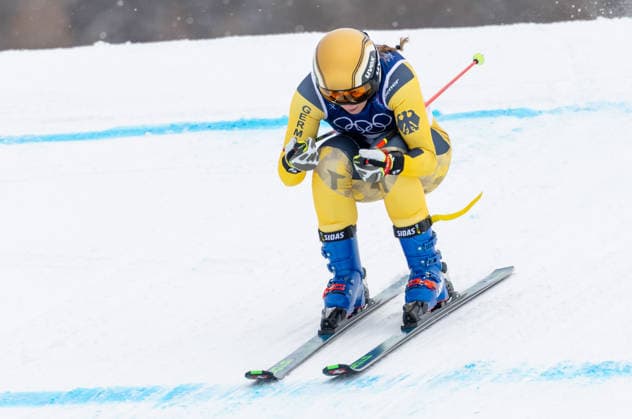 OLYMPICS - Winter Olympic Games, Olympische Spiele, Olympia, OS Milano Cortina 2026 LIVIGNO,ITALY,20.FEB.26 - OLYMPICS, SKI CROSS - Winter Olympic Games Milano Cortina 2026, Skicross, women, qualification. Image shows Daniela Maier (GER).  GEPAxpictures xHaraldxSteiner