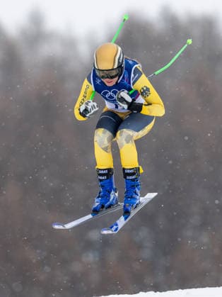 OLYMPICS - Winter Olympic Games, Olympische Spiele, Olympia, OS Milano Cortina 2026 LIVIGNO,ITALY,20.FEB.26 - OLYMPICS, SKI CROSS - Winter Olympic Games Milano Cortina 2026, Skicross, women, qualification. Image shows Luisa Klapprott (GER).  GEPAxpictures xHaraldxSteiner