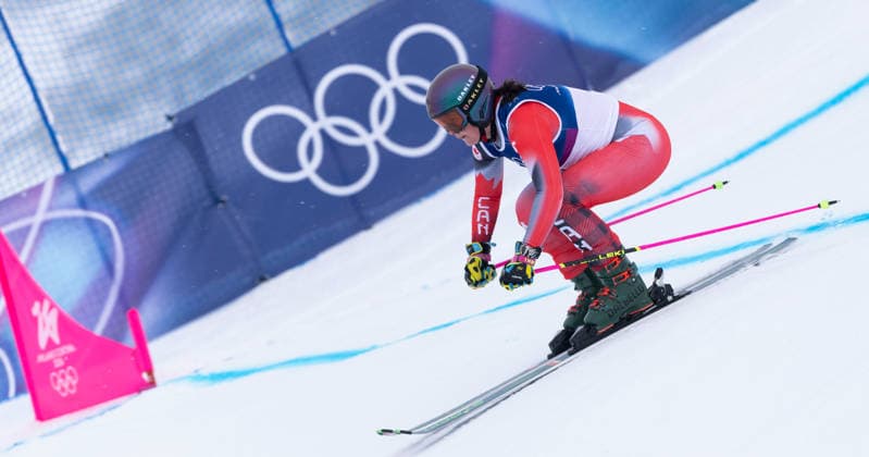 OLYMPICS - Winter Olympic Games, Olympische Spiele, Olympia, OS Milano Cortina 2026 LIVIGNO,ITALY,20.FEB.26 - OLYMPICS, SKI CROSS - Winter Olympic Games Milano Cortina 2026, Skicross, women, qualification. Image shows Marielle Thompson (CAN).  GEPAxpictures xWolfgangxGrebien