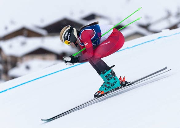 OLYMPICS - Winter Olympic Games, Olympische Spiele, Olympia, OS Milano Cortina 2026 LIVIGNO,ITALY,20.FEB.26 - OLYMPICS, SKI CROSS - Winter Olympic Games Milano Cortina 2026, Skicross, women, qualification. Image shows Sonja Gigler (AUT).  GEPAxpictures xWolfgangxGrebien
