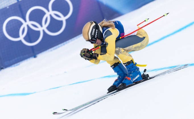 OLYMPICS - Winter Olympic Games, Olympische Spiele, Olympia, OS Milano Cortina 2026 LIVIGNO,ITALY,20.FEB.26 - OLYMPICS, SKI CROSS - Winter Olympic Games Milano Cortina 2026, Skicross, women, qualification. Image shows Veronika Redder (GER).  GEPAxpictures xWolfgangxGrebien