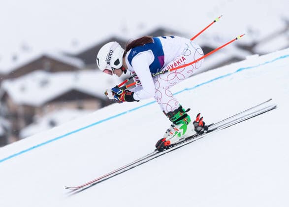 OLYMPICS - Winter Olympic Games, Olympische Spiele, Olympia, OS Milano Cortina 2026 LIVIGNO,ITALY,20.FEB.26 - OLYMPICS, SKI CROSS - Winter Olympic Games Milano Cortina 2026, Skicross, women, qualification. Image shows Nikola Fricova (SVK).  GEPAxpictures xWolfgangxGrebien