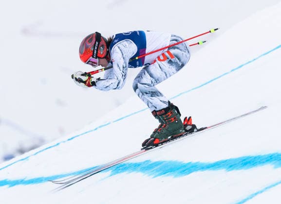 OLYMPICS - Winter Olympic Games, Olympische Spiele, Olympia, OS Milano Cortina 2026 LIVIGNO,ITALY,20.FEB.26 - OLYMPICS, SKI CROSS - Winter Olympic Games Milano Cortina 2026, Skicross, women, qualification. Image shows Sixtine Cousin (SUI).  GEPAxpictures xWolfgangxGrebien
