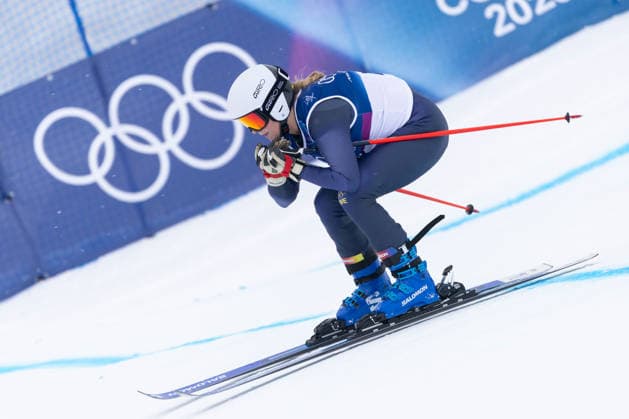 OLYMPICS - Winter Olympic Games, Olympische Spiele, Olympia, OS Milano Cortina 2026 LIVIGNO,ITALY,20.FEB.26 - OLYMPICS, SKI CROSS - Winter Olympic Games Milano Cortina 2026, Skicross, women, qualification. Image shows Linnea Mobaerg (SWE).  GEPAxpictures xWolfgangxGrebien