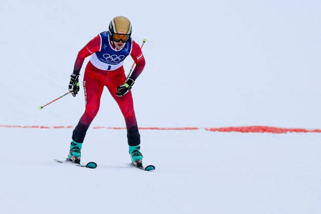 Livigno, Italien 20. Februar 2026: Ski Freestyle Ski Cross Frauen - Olympia 2026 Im Bild: Katrin Ofner (AUT) Snow Park *** Livigno, Italy February 20, 2026 Ski Freestyle Ski Cross Women Olympia 2026 In the picture Katrin Ofner AUT Snow Park Copyright: xFotostandx xHettichx