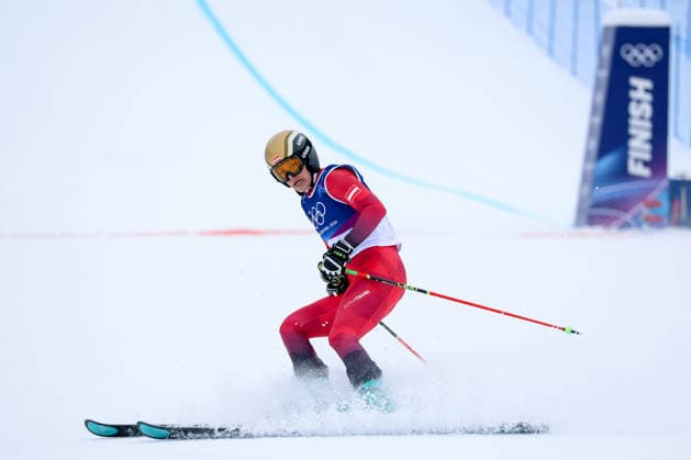 Livigno, Italien 20. Februar 2026: Ski Freestyle Ski Cross Frauen - Olympia 2026 Im Bild: Katrin Ofner (AUT) Snow Park *** Livigno, Italy February 20, 2026 Ski Freestyle Ski Cross Women Olympia 2026 In the picture Katrin Ofner AUT Snow Park Copyright: xFotostandx xHettichx