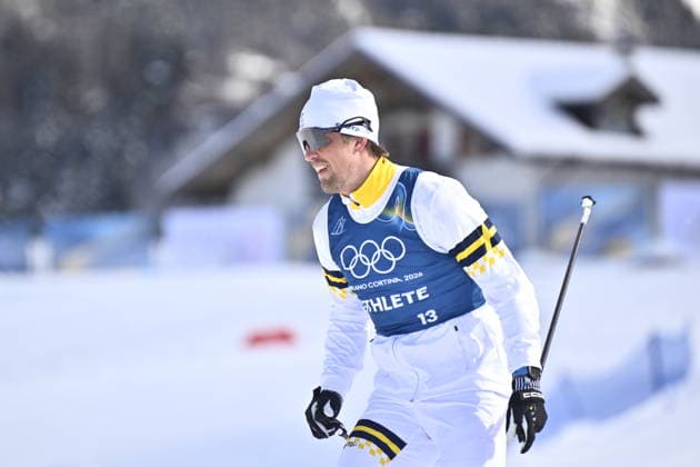 VAL DI FIEMME, ITALIEN 20260220 Sveriges Calle Halfvarsson tränar inför femmilen under vinter-OS pa Tesero längdskidstadion i Val di Fiemme, Italien. *** Bilden ingar i SPORTPAKET. För övriga BETALBILD *** VAL DI FIEMME ITALIEN x10430x *** VAL DI FIEMME, ITALY 20260220 Swedens Calle Halfvarsson trains for the five-mile race during the Winter Olympics at the Tesero cross-country ski stadium in Val di Fiemme, Italy Picture in SPORT PACKAGE For others PAY PICTURE VAL DI FIEMME ITALY x10430x  Copyright: xChristinexOlsson TTx OS 2026 SKIDOR TRÄNING