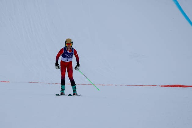 Livigno, Italien 20. Februar 2026: Ski Freestyle Ski Cross Frauen - Olympia 2026 Im Bild: Sonja Gigler (AUT) Snow Park *** Livigno, Italy February 20, 2026 Ski Freestyle Ski Cross Women Olympia 2026 In the picture Sonja Gigler AUT Snow Park Copyright: xFotostandx xHettichx
