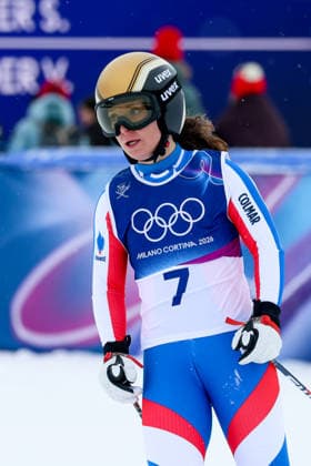 Livigno, Italien 20. Februar 2026: Ski Freestyle Ski Cross Frauen - Olympia 2026 Im Bild: Jade Grillet Aubert (FRA) Snow Park *** Livigno, Italy February 20, 2026 Ski Freestyle Ski Cross Women Olympia 2026 In the picture Jade Grillet Aubert FRA Snow Park Copyright: xFotostandx xHettichx