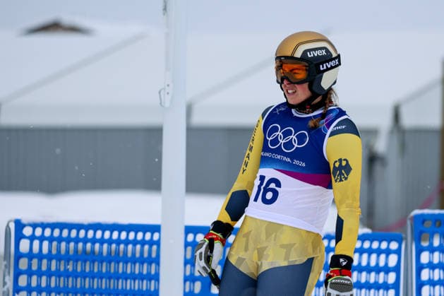 Livigno, Italien 20. Februar 2026: Ski Freestyle Ski Cross Frauen - Olympia 2026 Im Bild: Daniela Maier (GER) Snow Park *** Livigno, Italy February 20, 2026 Ski Freestyle Ski Cross Women Olympia 2026 In the picture Daniela Maier GER Snow Park Copyright: xFotostandx xHettichx