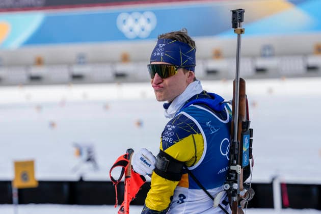 Winter Olympics in Milan Cortina 2026 Anterselva, Italy 20260220. Martin Ponsiluoma from Sweden during the warm-up before the 15 km mass start for men in biathlon at the Winter Olympics in Milano Cortina 2026. Photo: Heiko Junge NTB Anterselva Italy EDITORIAL USE ONLY. RESTRICTED USE FOR BETTING COMPANIES Ref:_SPOIsoTJgiQ5BM.jpg *** Winter Olympics in Milan Cortina 2026 Anterselva, Italy 20260220 Martin Ponsiluoma from Sweden during the warm up before the 15 km mass start for men in biathlon at the Winter Olympics in Milano Cortina 2026 Photo Heiko Junge NTB Anterselva Italy EDITORIAL USE ONLY RESTRICTED USE FOR BETTING COMPANIES  Copyright: xHeikoxJungex xNTBx