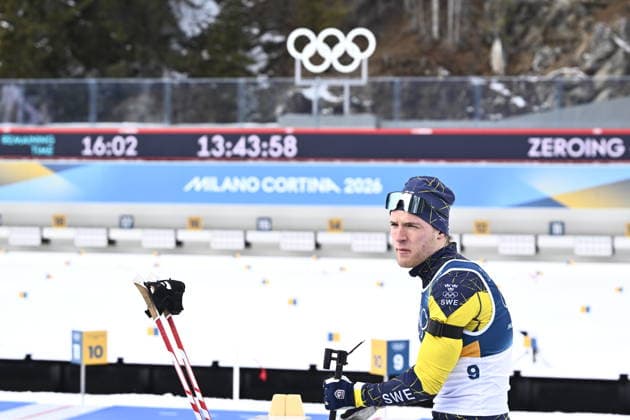 ANTERSELVA, ITALY 20260220 Martin Ponsiluoma at the start of the men s 15km biathlon, mass start, in Anterselva during the Winter Olympics in Milan Cortina, Italy. *** The image is included in the SPORTS PACKAGE. For others PAYMENT IMAGE *** ANTERSELVA ITALY x10050x *** ANTERSELVA, ITALY 20260220 Martin Ponsiluoma at the start of the men s 15km biathlon, mass start, in Anterselva during the Winter Olympics in Milan Cortina, Italy The image is included in the SPORTS PACKAGE For others PAYMENT IMAGE ANTERSELVA ITALY x10050x  Copyright: xPontusxLundahl TTx 2026 OLYMPICS BIATHING MEN S MASS START 15KM