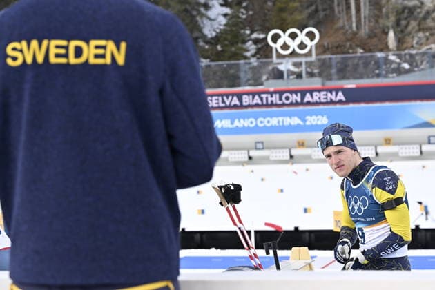 ANTERSELVA, ITALY 20260220 Martin Ponsiluoma at the start of the men s 15km biathlon, mass start, in Anterselva during the Winter Olympics in Milan Cortina, Italy. *** The image is included in the SPORTS PACKAGE. For others PAYMENT IMAGE *** ANTERSELVA ITALY x10050x *** ANTERSELVA, ITALY 20260220 Martin Ponsiluoma at the start of the men s 15km biathlon, mass start, in Anterselva during the Winter Olympics in Milan Cortina, Italy The image is included in the SPORTS PACKAGE For others PAYMENT IMAGE ANTERSELVA ITALY x10050x  Copyright: xPontusxLundahl TTx 2026 OLYMPICS BIATHING MEN S MASS START 15KM