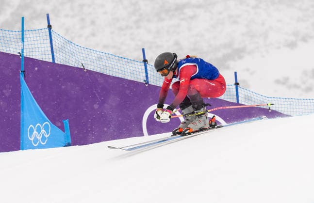 OLYMPICS - Winter Olympic Games, Olympische Spiele, Olympia, OS Milano Cortina 2026 LIVIGNO,ITALY,20.FEB.26 - OLYMPICS, SKI CROSS - Winter Olympic Games Milano Cortina 2026, Skicross, women, final. Image shows Christina Foedermayr (AUT).  GEPAxpictures xHaraldxSteiner