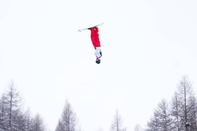February 20, 2026, Livigno, Italy: Canada s Emile Nadeau competes during the men s aerials finals at the Milano Cortina 2026 Winter Olympic Games, Olympische Spiele, Olympia, OS in Livigno, Italy, Friday, Feb. 20, 2026. Canada News - February 20, 2026  - ZUMAc35_ 20260220_zaf_c35_018 Copyright: xSeanxKilpatrickx