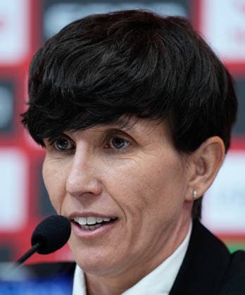 February 20, 2026, Las Rozas, Madrid, Spain: Sonia Bermudez, head coach of Spain, attends a press conference, PK, Pressekonferenz to announce the list of summoned players ahead the FIFA Women s World Cup 2027 football matches of Spain Team against Iceland and Ukraine at Ciudad del Futbol on February 20, 2026, in Las Rozas, Madrid, Spain. Sonia Bermudez Press Conference For Spain Team - FIFA Women s World Cup 2027  - ZUMAa181 20260220_zaa_a181_011 Copyright: xDennisxAgyemanx
