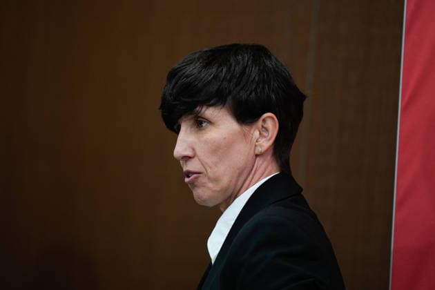 February 20, 2026, Las Rozas, Madrid, Spain: Sonia Bermudez, head coach of Spain, attends a press conference, PK, Pressekonferenz to announce the list of summoned players ahead the FIFA Women s World Cup 2027 football matches of Spain Team against Iceland and Ukraine at Ciudad del Futbol on February 20, 2026, in Las Rozas, Madrid, Spain. Sonia Bermudez Press Conference For Spain Team - FIFA Women s World Cup 2027  - ZUMAa181 20260220_zaa_a181_016 Copyright: xDennisxAgyemanx