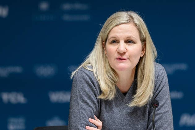 260220 IOC President Kirsty Coventry at a press conference, PK, Pressekonferenz during day 14 of the 2026 Winter Olympics on February 20, 2026 in Milan. Photo: Emma Wallskog BILDBYRAN kod EW EW0644 Olympic Games, Olympische Spiele, Olympia, OS olympics winter olympics os ol olympiska spel vinter-os olympiske leker milano cortina 2026 milan cortina 2026 milano cortina 2026 olympic games milano cortina 2026 winter olympic games milano cortina-os milano cortina-ol vinter-ol 14 bbeng presskonferens iok ordförande internationella olympiska kommitten *** 260220 IOC President Kirsty Coventry at a press conference during day 14 of the 2026 Winter Olympics on February 20, 2026 in Milan Photo Emma Wallskog BILDBYRAN code EW EW0644 olympic games olympics winter olympics os ol olympic games winter os olympic games milano cortina 2026 milan cortina 2026 milano cortina 2026 olympic games milano cortina 2026 winter olympic games milano cortina os milano cortina ol winter ol 14 bbeng press conference ioc president international olympic committee  Copyright: EMMAxWALLSKOG BB260220EW002