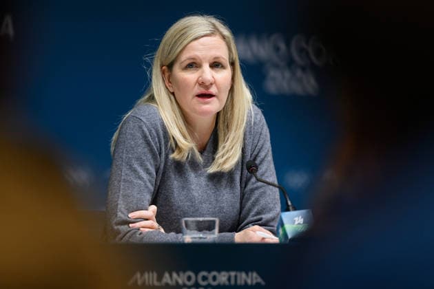 260220 IOC President Kirsty Coventry at a press conference, PK, Pressekonferenz during day 14 of the 2026 Winter Olympics on February 20, 2026 in Milan. Photo: Emma Wallskog BILDBYRAN kod EW EW0644 Olympic Games, Olympische Spiele, Olympia, OS olympics winter olympics os ol olympiska spel vinter-os olympiske leker milano cortina 2026 milan cortina 2026 milano cortina 2026 olympic games milano cortina 2026 winter olympic games milano cortina-os milano cortina-ol vinter-ol 14 bbeng presskonferens iok ordförande internationella olympiska kommitten *** 260220 IOC President Kirsty Coventry at a press conference during day 14 of the 2026 Winter Olympics on February 20, 2026 in Milan Photo Emma Wallskog BILDBYRAN code EW EW0644 olympic games olympics winter olympics os ol olympic games winter os olympic games milano cortina 2026 milan cortina 2026 milano cortina 2026 olympic games milano cortina 2026 winter olympic games milano cortina os milano cortina ol winter ol 14 bbeng press conference ioc president international olympic committee  Copyright: EMMAxWALLSKOG BB260220EW004