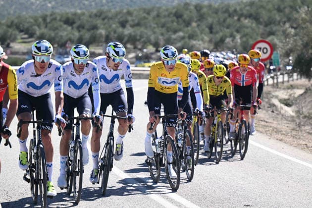 20-02-2026 Vuelta Andalucia; Tappa 03 Jaen - Lopera; 2026, Movistar; Romeo Abad, Ivan; 