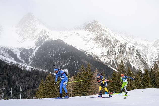 260220 Nicola Romanin of Italy, Jesper Nelin of Sweden and Jakov Fak of Slovenia compete in men s biathlon 15 km mass start during day 14 of the 2026 Winter Olympics on February 20, 2026 in Anterselva. Photo: Mathias Bergeld BILDBYRAN kod MB MB1339 skidskytte biathlon skiskyting Olympic Games, Olympische Spiele, Olympia, OS olympics winter olympics os ol olympiska spel vinter-os olympiske leker milano cortina 2026 milan cortina 2026 milano cortina 2026 olympic games milano cortina 2026 winter olympic games milano cortina-os milano cortina-ol vinter-ol 14 bbeng masstart mass start sverige *** 260220 Nicola Romanin of Italy, Jesper Nelin of Sweden and Jakov Fak of Slovenia compete in men s biathlon 15 km mass start during day 14 of the 2026 Winter Olympics on February 20, 2026 in Anterselva Photo Mathias Bergeld BILDBYRAN code MB MB1339 biathlon biathlon olympic games olympics olympics winter olympics os ol olympiska spel vinter os olympiske leker milano cortina 2026 milan cortina 2026 milano cortina 2026 olympic games milano cortina 2026 winter olympic games milano cortina os milano cortina ol vinter ol 14 bbeng masstart mass start sverige  Copyright: MATHIASxBERGELD BB260220MB019